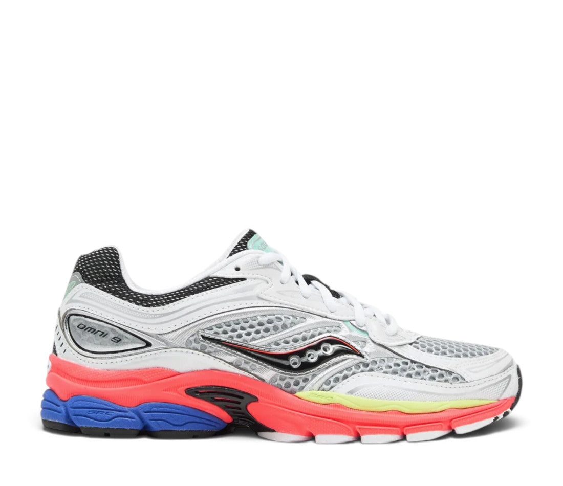 Saucony ProGrid Omni 9 White ViZi Red