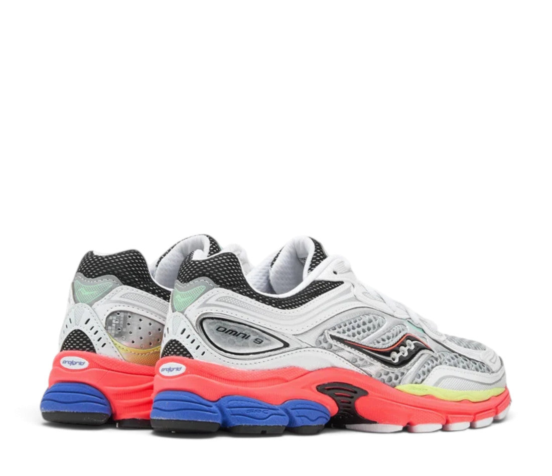 Saucony ProGrid Omni 9 White ViZi Red
