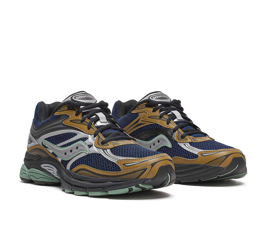Saucony ProGrid Omni 9 Tomorrow, Meet Yesterday Pack Brown Navy