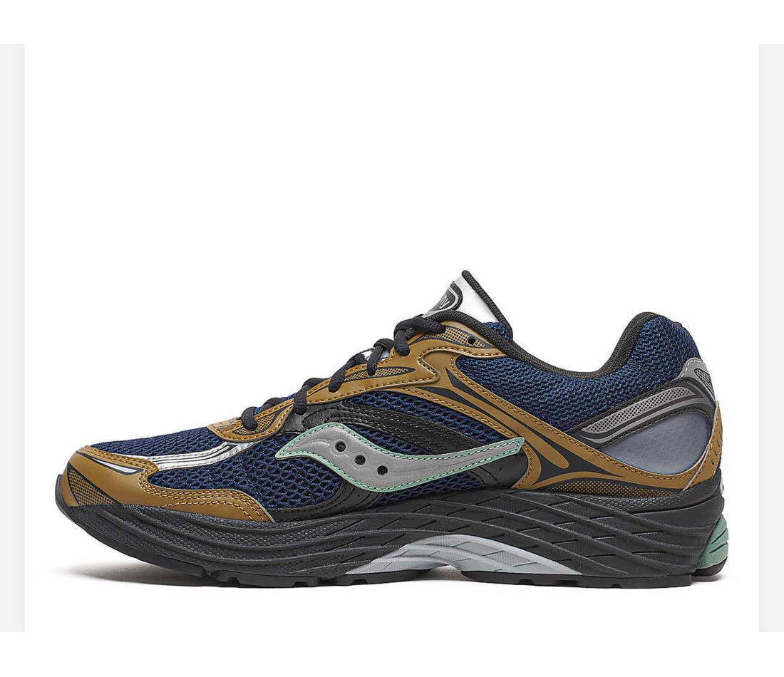 Saucony ProGrid Omni 9 Tomorrow, Meet Yesterday Pack Brown Navy