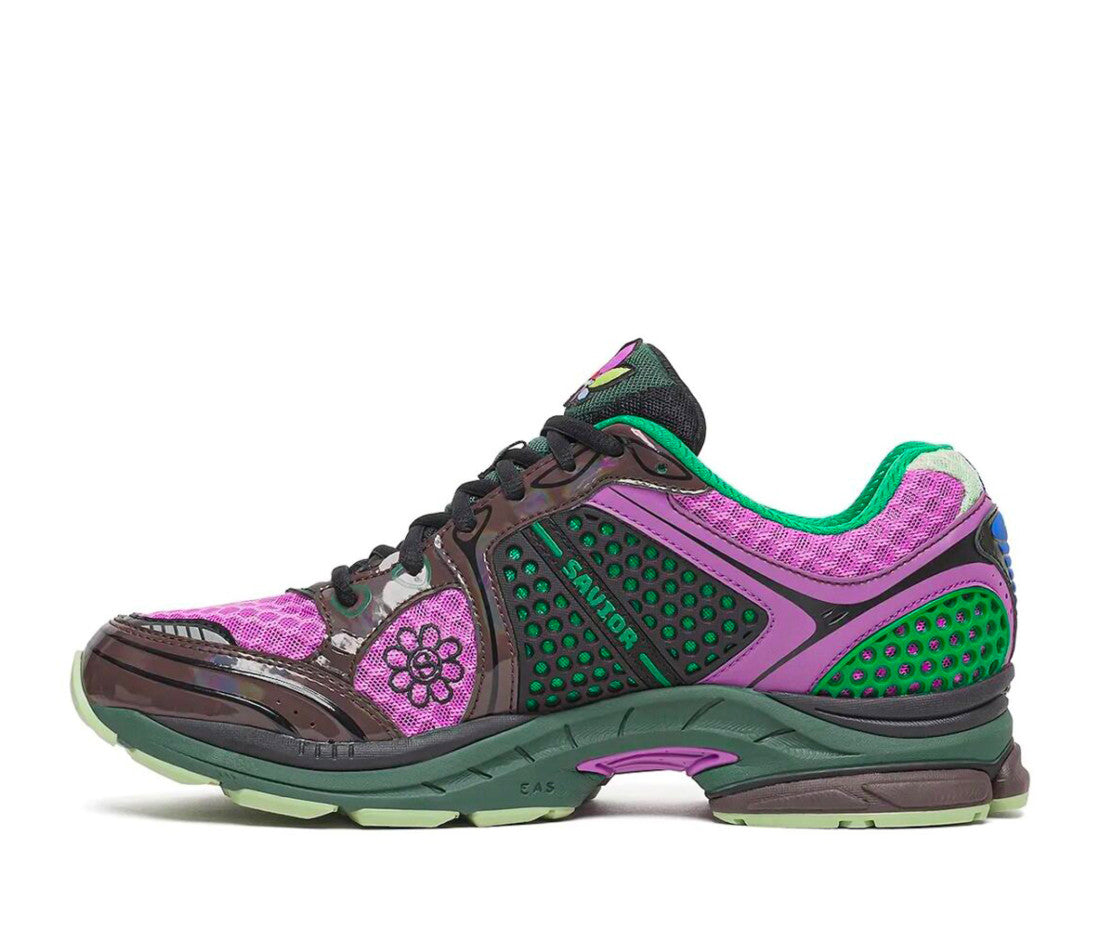 Saucony ProGrid Triumph 4 Jae Tips Flowers Grow Uptown Perilla