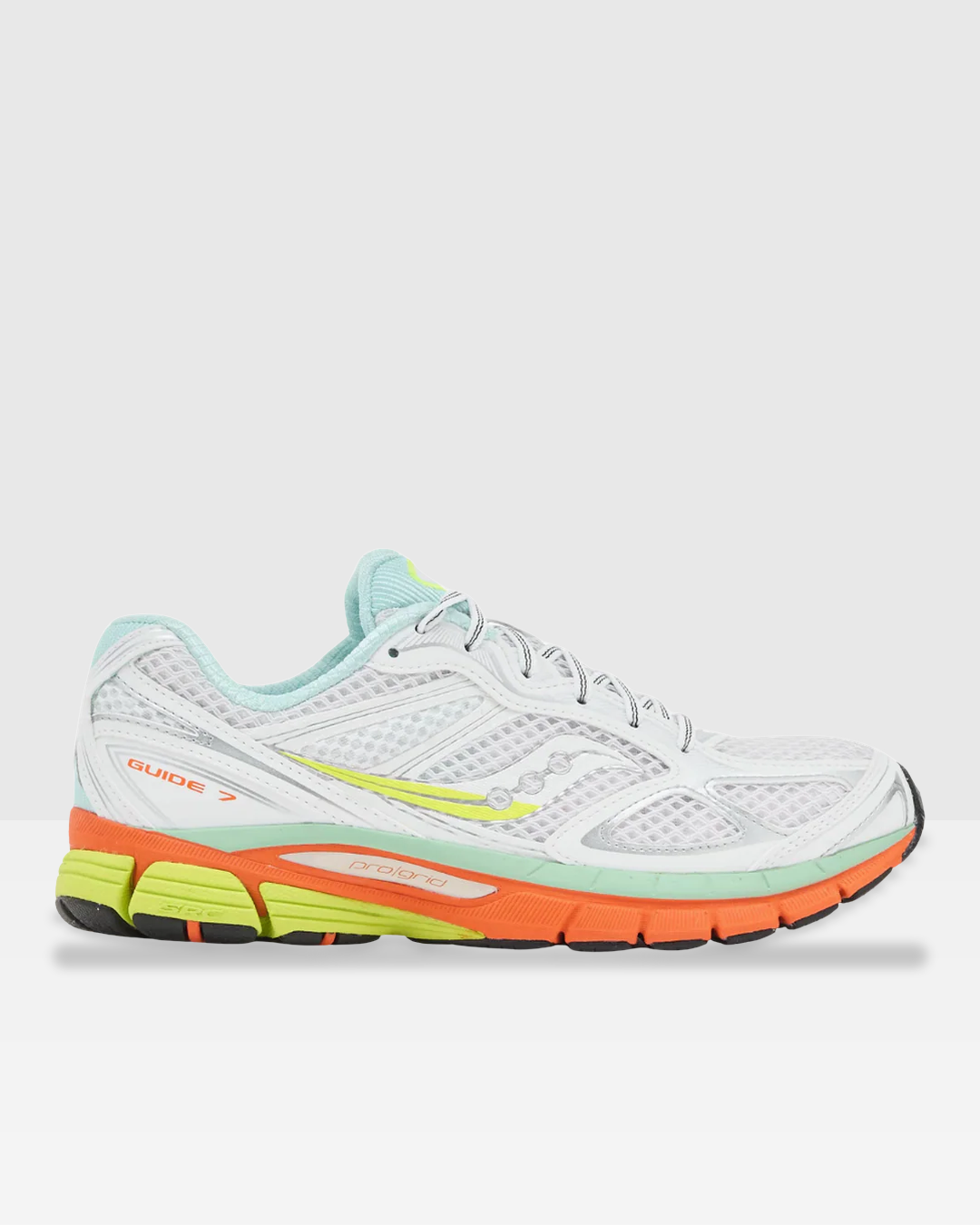 Saucony Progrid Guide 7 - Blanc/Jaune/Orange