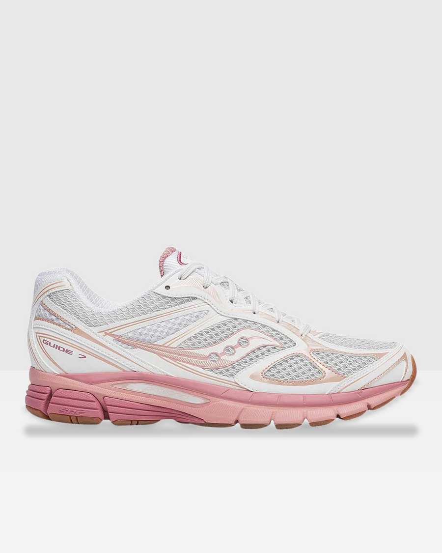 Saucony Progrid Guide 7 - Blanc/Rose