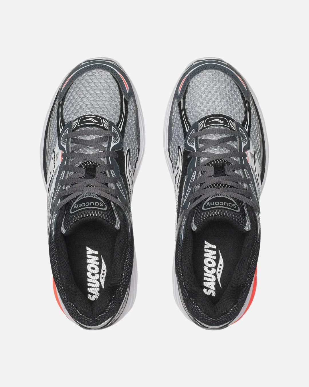 Saucony ProGrid Omni 9 Cadet - Gris/Blanc/Rouge